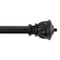 Kenney Mfg Kenney Kiera 5/8" Standard Decorative Window Curtain Rod, 28-48", Black KN71669 - alternate 1